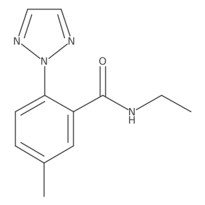 N-ethyl-5-methyl-2-(2H-1,2,3-triazol-2-yl)benzamide结构式