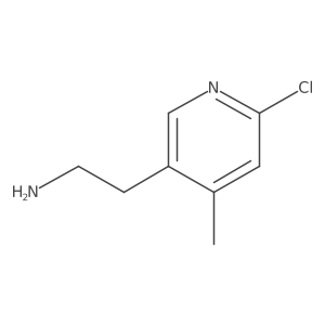 2-(6-Chloro-4-methylpyridin-3-YL)ethanamine结构式