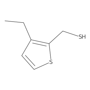 (3-Ethylthiophen-2-yl)methanethiol结构式