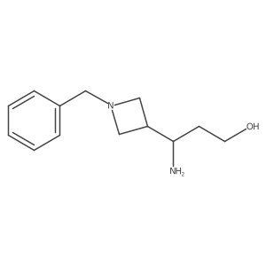 3-Amino-3-(1-benzylazetidin-3-yl)propan-1-ol Structure