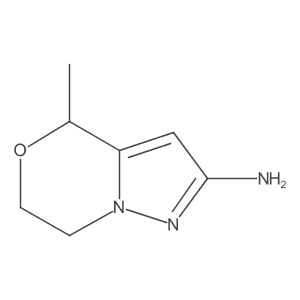 4-Methyl-6,7-dihydro-4H-pyrazolo[5,1-c][1,4]oxazin-2-amine Structure