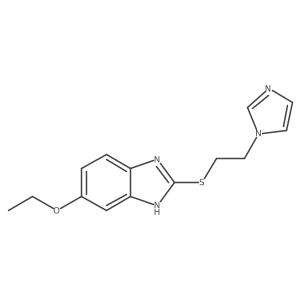 5-ethoxy-2-{[2-(1H-imidazol-1-yl)ethyl]sulfanyl}-1H-1,3-benzodiazole结构式