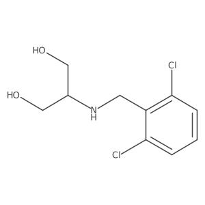 2-{[(2,6-Dichlorophenyl)methyl]amino}propane-1,3-diol结构式
