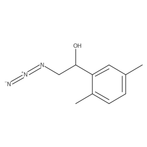 2-Azido-1-(2,5-dimethylphenyl)ethan-1-ol Structure