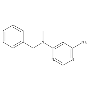 N4-benzyl-N4-methylpyrimidine-4,6-diamine结构式