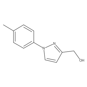 [1-(4-Methylphenyl)pyrazol-3-yl]methanol结构式