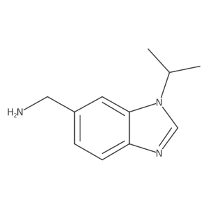 [1-(Propan-2-yl)-1h-1,3-benzodiazol-6-yl]methanamine结构式