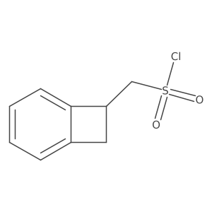 {Bicyclo[4.2.0]octa-1,3,5-trien-7-yl}methanesulfonyl chloride结构式