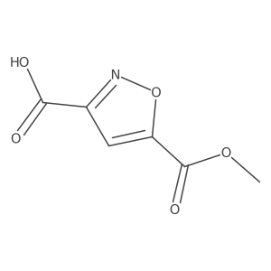 5-(Methoxycarbonyl)-1,2-oxazole-3-carboxylic acid结构式