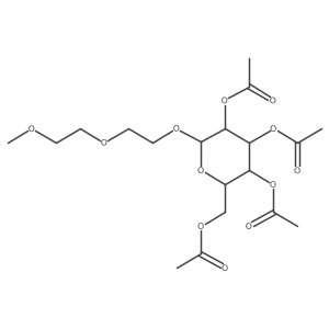 I_a+/--D-Mannopyranoside, 2-(2-methoxyethoxy)ethyl, tetraacetate Structure