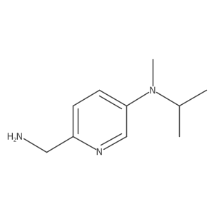 6-(aminomethyl)-N-methyl-N-(propan-2-yl)pyridin-3-amine Structure