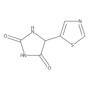5-(1,3-Thiazol-5-yl)imidazolidine-2,4-dione结构式
