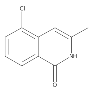 5-Chloro-3-methyl-2H-isoquinolin-1-one结构式