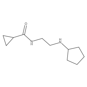 N-[2-(Cyclopentylamino)ethyl]cyclopropanecarboxamide Structure