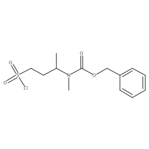 Benzyl N-[4-(chlorosulfonyl)butan-2-yl]-N-methylcarbamate Structure