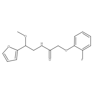 2-(2-fluorophenoxy)-N-[2-(furan-2-yl)-2-methoxyethyl]acetamide结构式