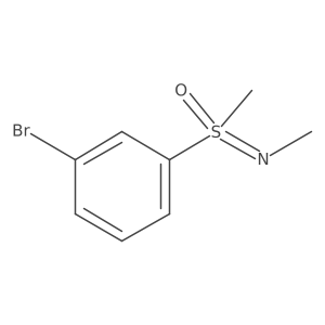 S-(3-Bromophenyl)-N,S-dimethylsulfoximine结构式