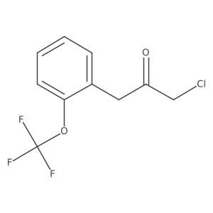 1-Chloro-3-(2-(trifluoromethoxy)phenyl)propan-2-one结构式