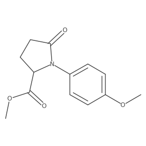 1-(4-Methoxyphenyl)-5-oxo-l-proline methyl ester Structure
