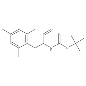 tert-butyl N-[1-oxo-3-(2,4,6-trimethylphenyl)propan-2-yl]carbamate结构式