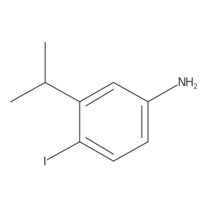 4-Iodo-3-isopropylaniline结构式