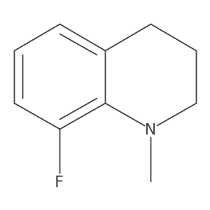 8-Fluoro-1-methyl-1,2,3,4-tetrahydroquinoline结构式