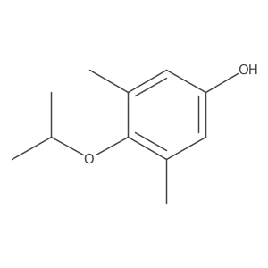 3,5-Dimethyl-4-(propan-2-yloxy)phenol Structure
