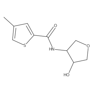 N-[(3R,4S)-4-Hydroxyoxolan-3-yl]-4-methylthiophene-2-carboxamide结构式