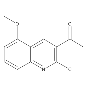 1-(2-Chloro-5-methoxyquinolin-3-yl)ethanone Structure