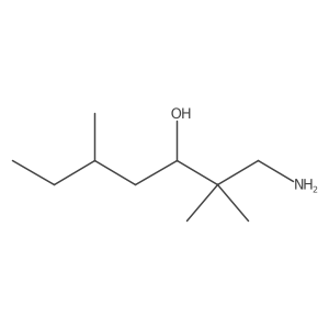 1-Amino-2,2,5-trimethylheptan-3-ol结构式