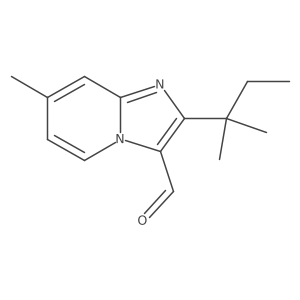 7-Methyl-2-(2-methylbutan-2-yl)imidazo[1,2-a]pyridine-3-carbaldehyde Structure
