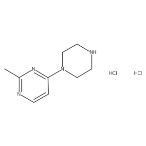 1-(2-Methylpyrimidin-4-yl)piperazine dihydrochloride结构式