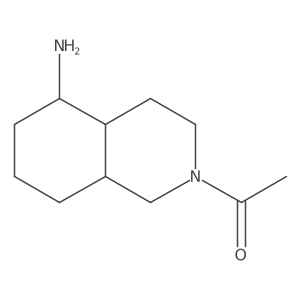 1-(5-Amino-decahydroisoquinolin-2-yl)ethan-1-one Structure