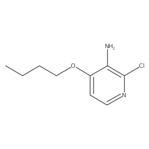 4-Butoxy-2-chloropyridin-3-amine Structure