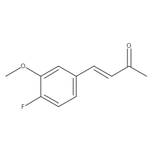 4-(4-Fluoro-3-methoxyphenyl)but-3-en-2-one结构式