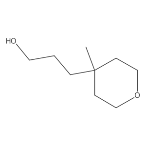 3-(4-Methyloxan-4-yl)propan-1-ol Structure