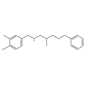 [3-(Benzyloxy)-2-methylpropyl][(4-chloro-3-methylphenyl)methyl]amine Structure