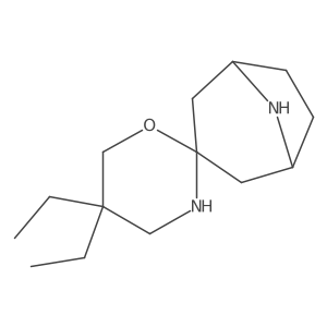 5',5'-Diethyl-8-azaspiro[bicyclo[3.2.1]octane-3,2'-[1,3]oxazinane] Structure
