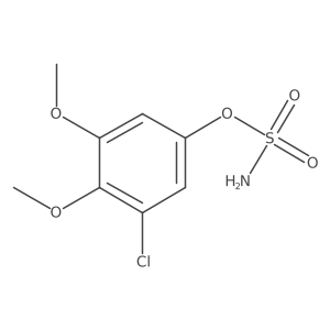 3-Chloro-4,5-dimethoxyphenyl sulfamate Structure