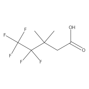 4,4,5,5,5-Pentafluoro-3,3-dimethylpentanoic acid结构式
