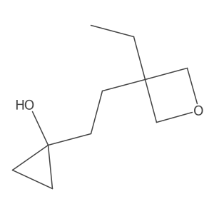 1-[2-(3-Ethyloxetan-3-yl)ethyl]cyclopropan-1-ol Structure