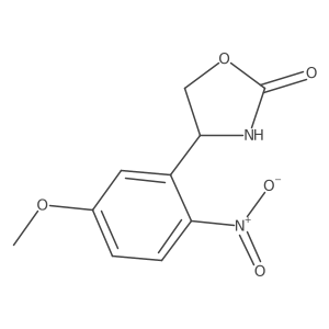 4-(5-Methoxy-2-nitrophenyl)-1,3-oxazolidin-2-one Structure