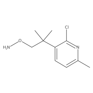 O-[2-(2-chloro-6-methylpyridin-3-yl)-2-methylpropyl]hydroxylamine结构式