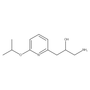 1-Amino-3-[6-(propan-2-yloxy)pyridin-2-yl]propan-2-ol Structure