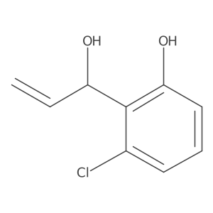 3-Chloro-2-(1-hydroxyprop-2-en-1-yl)phenol Structure
