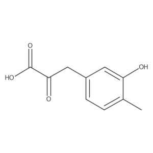 3-(3-Hydroxy-4-methylphenyl)-2-oxopropanoic acid结构式
