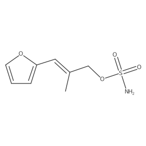 3-(Furan-2-yl)-2-methylprop-2-en-1-yl sulfamate Structure