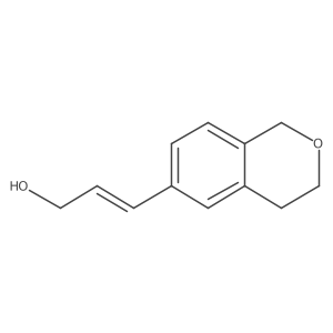 3-(3,4-dihydro-1H-2-benzopyran-6-yl)prop-2-en-1-ol Structure