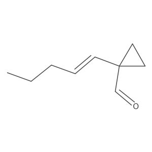 1-(Pent-1-en-1-yl)cyclopropane-1-carbaldehyde结构式
