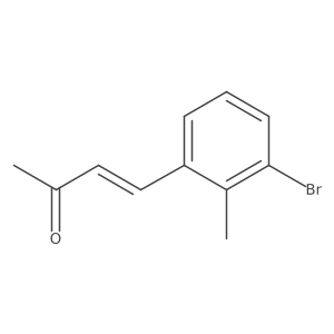 4-(3-Bromo-2-methylphenyl)but-3-en-2-one结构式